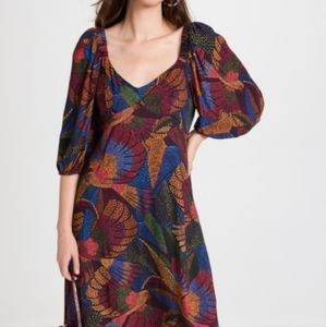FARM Rio Dotted Macaws Maxi Dress